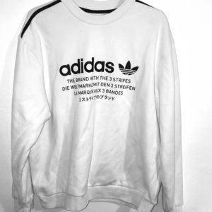 White adidas crewneck